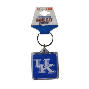 University Of Kentucky UK Acrylic Keychain Square Blue & White